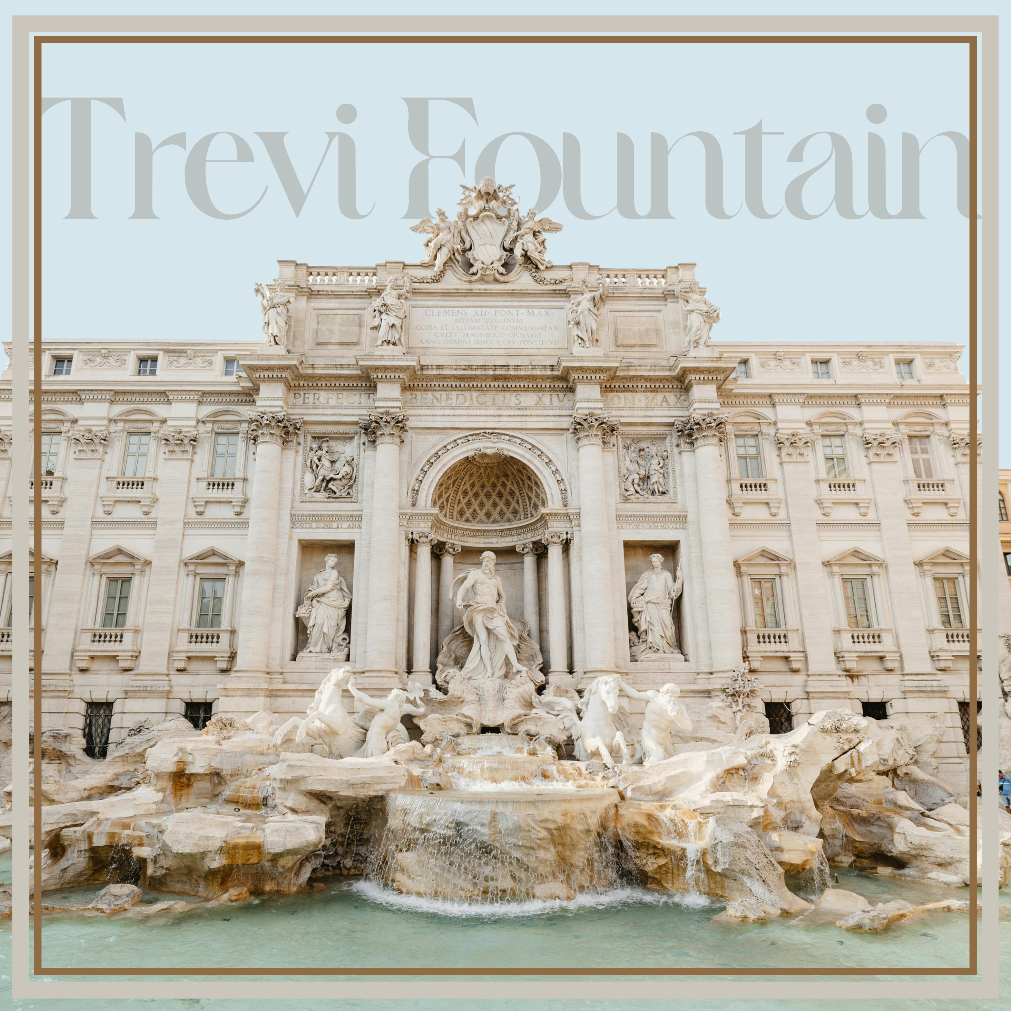 the trevi fountain