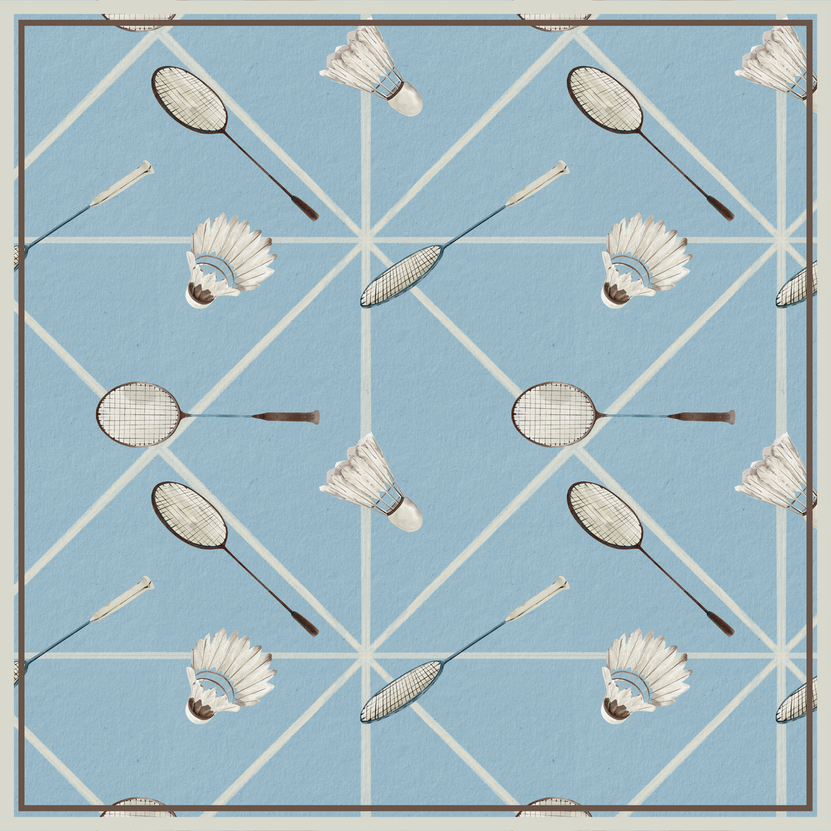 the badminton court